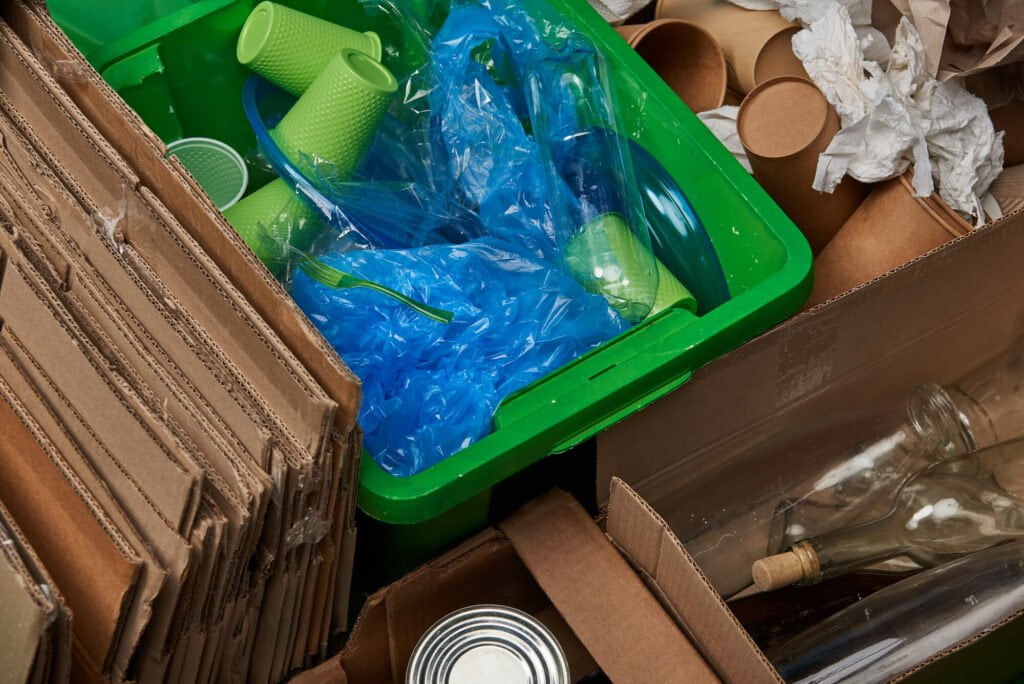 recycled cardboards