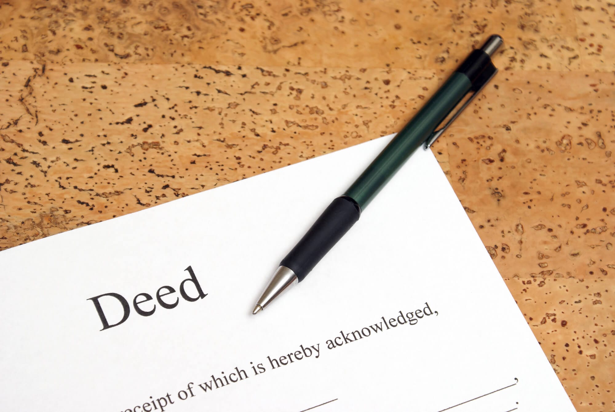 Deed document